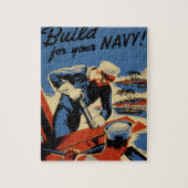 WWII Marine-Plakat-Entwurf Puzzle (Vertikal)