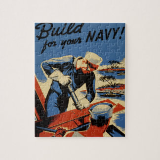 WWII Marine-Plakat-Entwurf Puzzle