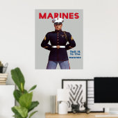 WWII Marines recruitment poster (Heimbüro)