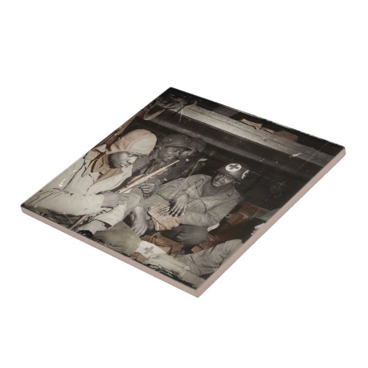 WWII-Medizin Gewartet Fliese (Seite)