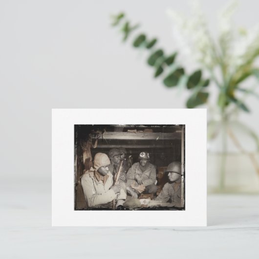 WWII-Medizin Gewartet Postkarte (Stehend Vorderseite)