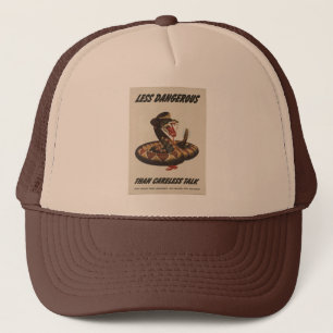 WWII Patriotic Poster Hat Truckerkappe