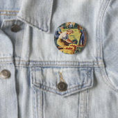WWII - Patriotische Plakatschaltfläche Button (Beispiel)