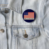 WWII-patriotischer Plakat-Button Button (Beispiel)