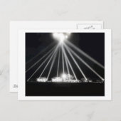 WWII Pearl Harbour Searchlights Postkarte (Vorne/Hinten)