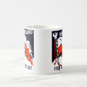 WWII Polen, Plakat zuerst kämpfen Kaffeetasse (Mittel)