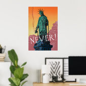 WWII Propaganda Poster Statue of Liberty (Heimbüro)