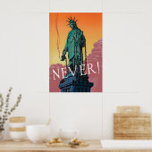 WWII Propaganda Poster Statue of Liberty (Küche)