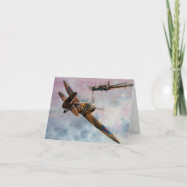 WWII RAF - Luftverkehrskarte Spitfire Einladung