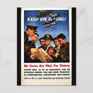Wwii Recruit1 Postkarte
