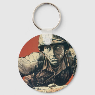 WWII Soldat Schlüsselanhänger