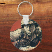 WWII Soldier Schlüsselanhänger (Vorderseite)