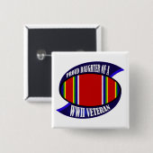 WWII Tierarzt-Tochter Button (Vorne & Hinten)