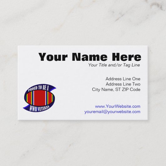 WWII Tierarzt Visitenkarte (Vorderseite)