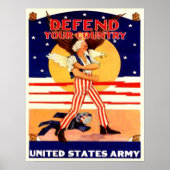 WWII US Army Uncle Sam Poster (Vorne)