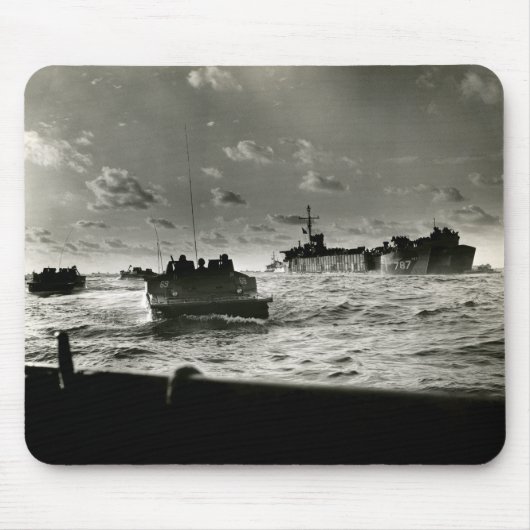 WWII US Marineangriff Iwojima Mousepad (Vorne)