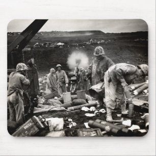 WWII US Marinesoldaten auf Iwojima Mousepad