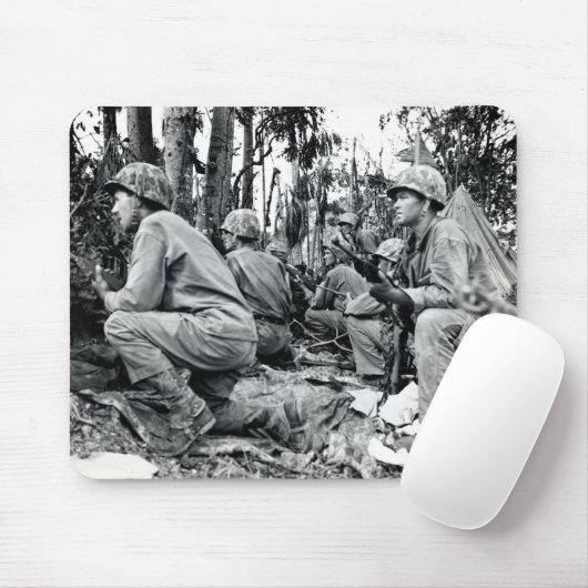 WWII US Marinesoldaten auf Peleliu Mousepad (Mit Mouse)