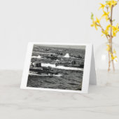 WWII US Marinesoldaten dringen Iwojima ein Karte (Gelbe Blume)