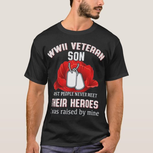 WWII VETERAN SON T-Shirt (Vorderseite)
