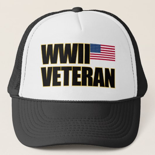 WWII Veteran Truckerkappe (Vorderseite)