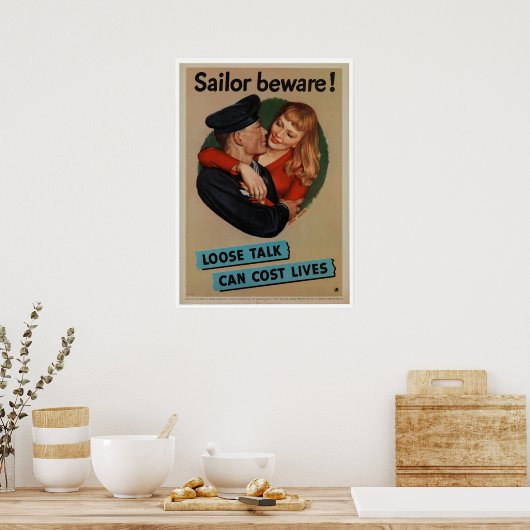 WWII Vintage Poster (Küche)