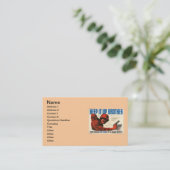 WWII Vintage Poster Business Card Visitenkarte (Stehend Vorderseite)