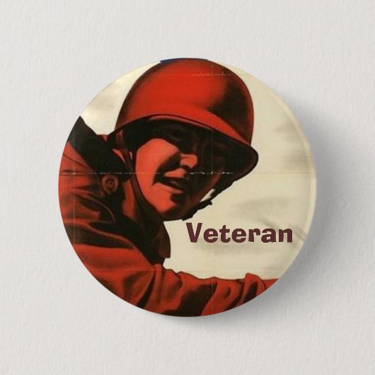 WWII Vintage Poster Button (Vorderseite)