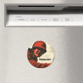 WWII Vintage Poster Magnet (In Situ (Geschirrspüler))