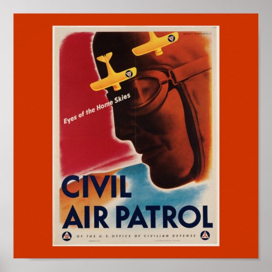 WWII Vintage Poster Poster (Vorne)