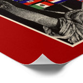 WWII Vintage Poster Poster (Ecke)