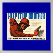 WWII Vintage Poster Poster (Vorne)
