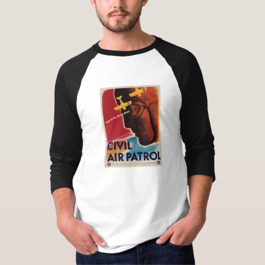 WWII Vintage Poster T-Shirt (Vorderseite)