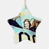 WWII Wasp Pilot Ornament (Rechts)