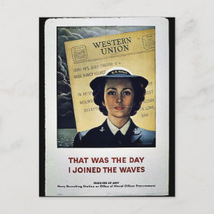Wwii Women Postkarte
