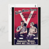 Wwii Women Postkarte (Vorne/Hinten)