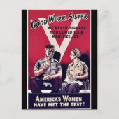 Wwii Women Postkarte (Vorderseite)
