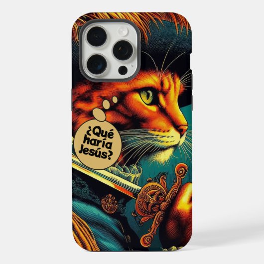 WWJD-Anstecker iPhone Hülle (Rückseite)