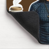 WWJD Coffee Vibes, Everyday Jesus, Everyday Latte Mousepad (Ecke)