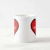 WWJD Heart Kaffeetasse (Mittel)
