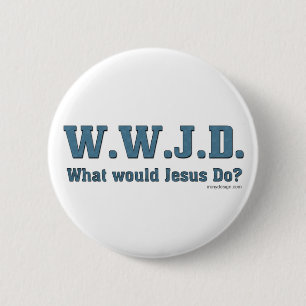 WWJD? Knöpfe Button