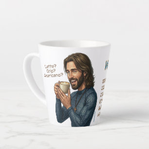 WWJD Latte Vibes, Everyday Jesus, Christlicher Kaf Milchtasse