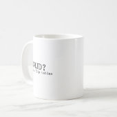 Wwjd Probably Flip Tables Christian Humor  Kaffeetasse (Vorderseite Links)