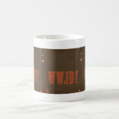 WWJD-Rosttext-Peitsche Kaffeetasse (Mittel)