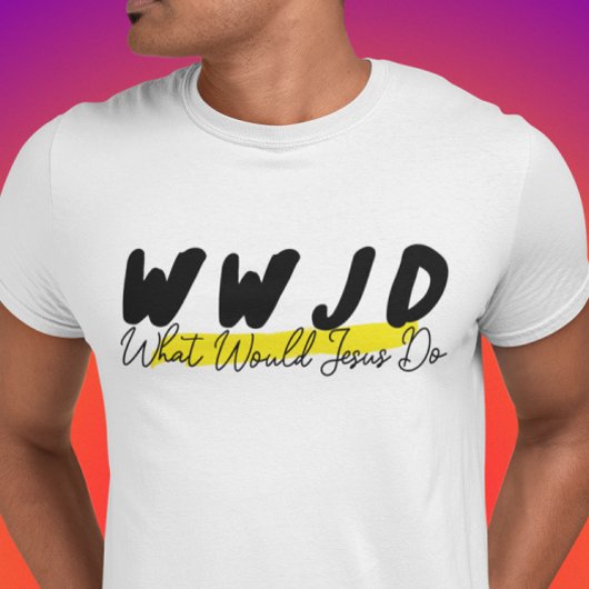 WWJD Shirt – Minimalist Highlight Design