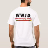 WWJD T-Shirt (Rückseite)