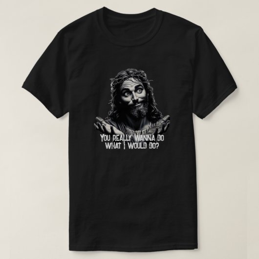 WWJD? T-Shirt (Design vorne)