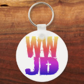 WWJD, was Jesus tun würde Schlüsselanhänger (Vorderseite)