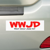 WWJD, was würde Jess tun? Autoaufkleber (Auf Auto)