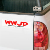 WWJD, was würde Jess tun? Autoaufkleber (Auf Lkw)